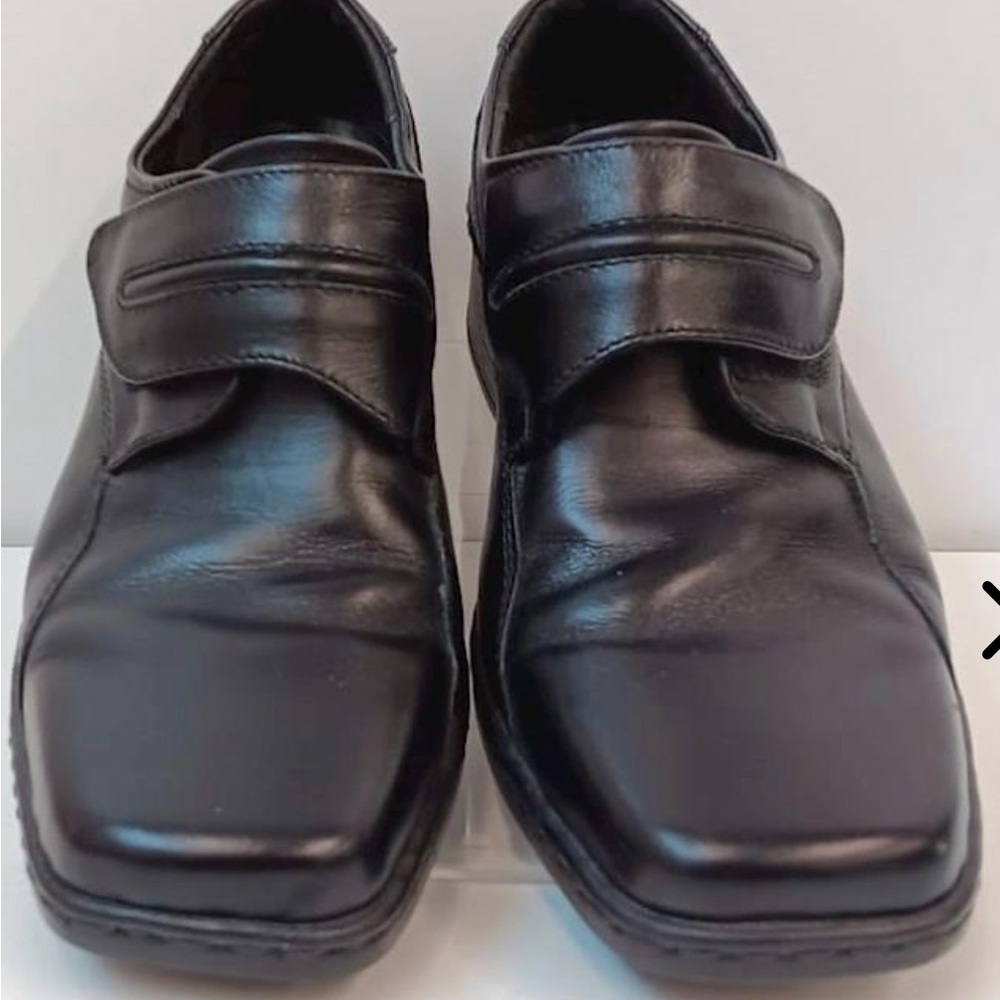 Josef Seibel Black Leather Loafers